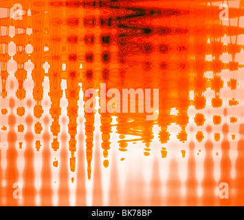 glass in a yellow tonality Stock Photo