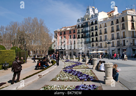 Plaza de Oriente Square Madrid City Spain Spanish Stock Photo