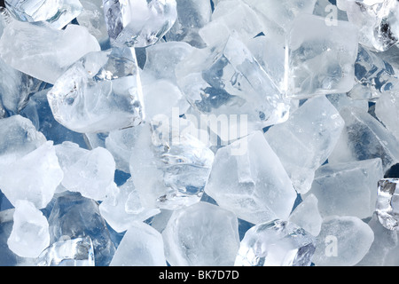 Background in the form of ice cubes Stock Photo