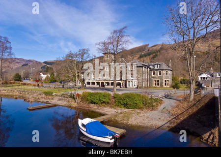 The Drummond Hotel in St Fillans on the shore of Loch Earn in Scotland Stock Photo