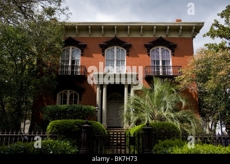 Mercer Williams House Museum, Savannah, Georgia, scene of several deaths Stock Photo