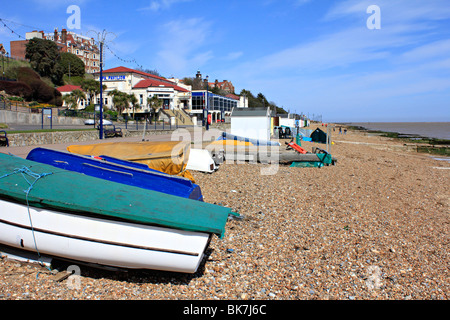 Felixstowe pebble beach Suffolk, England. Stock Photo