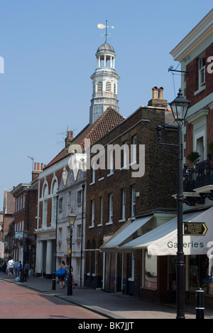 The High Street, Rochester, Kent, England, United Kingdom, Europe Stock Photo