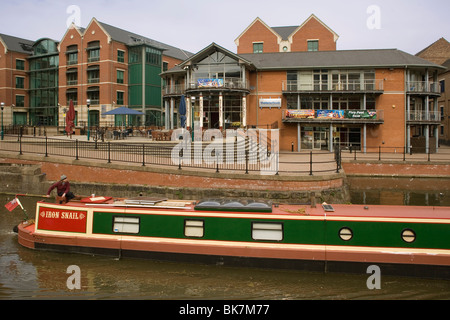 England Nottingham Canalside Stock Photo