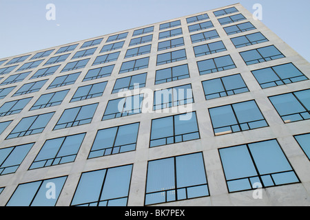 Washington DC,Metro Center,government offices,Orville Wright building,Department of Transportation,FAA,windows,shapes,lines,squares,symmetry,architect Stock Photo