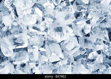 Background in the form of ice cubes Stock Photo