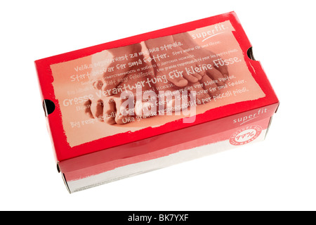 Red shoebox Stock Photo