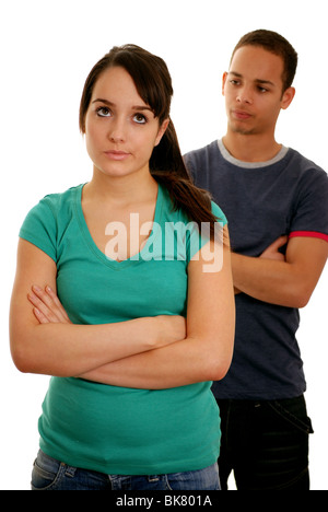 Worried about being pregnant Stock Photo