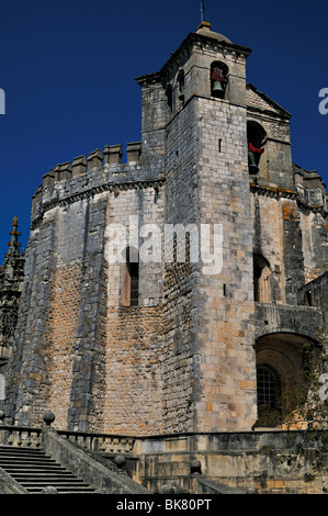 Portugal, Tomar: Former Templar church and Convent of the Order of Christ Stock Photo
