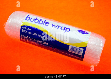 300mm by 3 meters Pack of bubble wrap Stock Photo