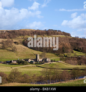 Marrick Priory Swaledale Yorkshire Dales England UK Stock Photo
