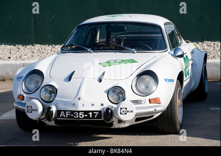 1975 Renault Alpine A110 Berlinette taking part in a classic car rally in Spain Stock Photo