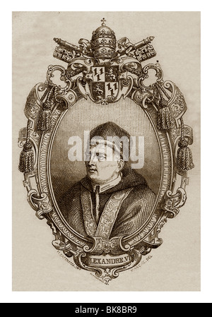 Alexander VI (1431-1503): Pope from 1492 to 1503. Stock Photo