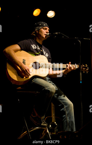 Swiss singer and songwriter Adrian Sturzenegger aka Ad-Rian live in the ...