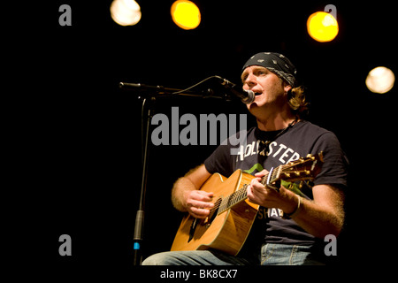 Swiss singer and songwriter Adrian Sturzenegger aka Ad-Rian live in the ...