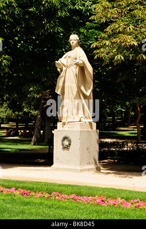 Monument in Retiro Park, Madrid, Spain, Iberian Peninsula, Europe Stock Photo