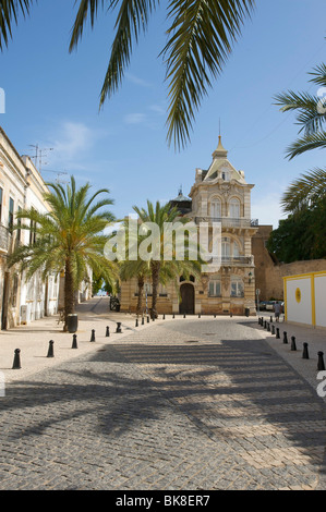 Historic centre in Faro, Algarve, Portugal, Europe Stock Photo
