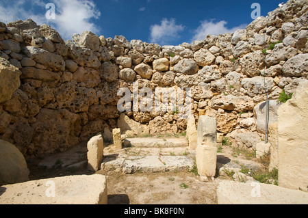 Ggantija temples on the island of Gozo, Malta, Europe Stock Photo