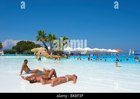 Pool at the Splash and Fun Park, Malta, Europe Stock Photo