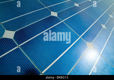 Detail solar panel Stock Photo