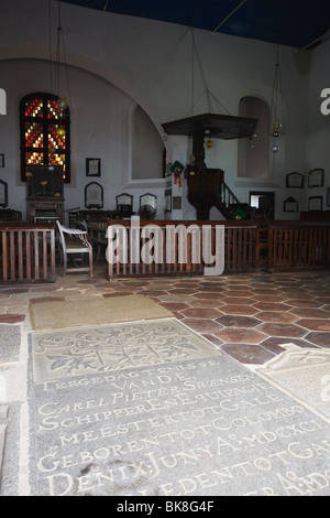 Interior of Dutch Reformed Church in Galle Fort, Galle, Sri Lanka Stock Photo