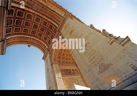 Arc de Triomphe, triumphal arch, Paris, France, Europe Stock Photo