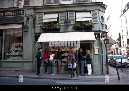 People in Front of LADUREE Shop at Champs Elysees Editorial