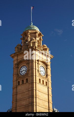 Historic Clock Tower, General Post Office, Hobart, Tasmania, Australia Stock Photo