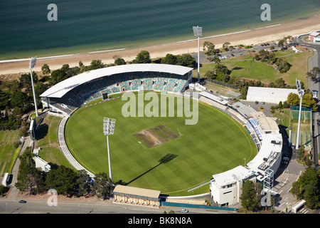 Bellerive Oval, Bellerive, Hobart, Tasmania, Australia - aerial Stock Photo