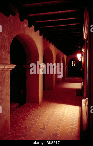 Tlaquepaque, Spanish-Colonial style architecture village of shops and galleries developed by Abe Miller, Sedona, Arizona, USA Stock Photo