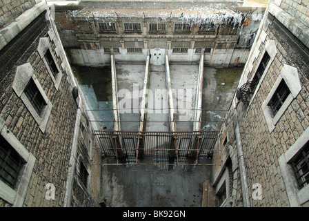 Lyon (69) : Yard of the prison 'Saint Paul' Stock Photo