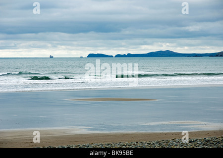 Newgale beach in Pembrokeshire West Wales Stock Photo
