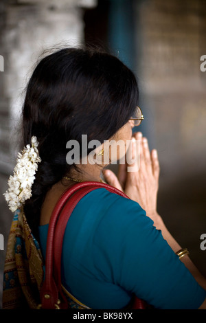 Woman jasmine flowers in hair hi-res stock photography and images - Alamy