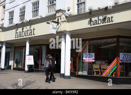 A Habitat store in a U.K. city. Stock Photo