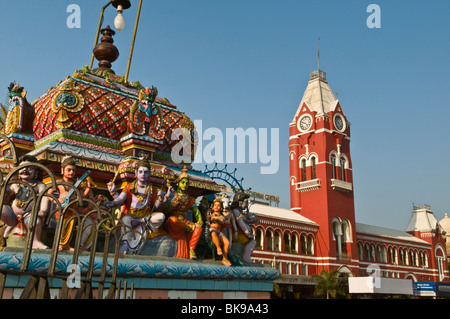 Chennai Central Station Madras Tamil Nadu India Stock Photo