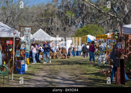 Kanapaha Spring Garden Festival Gainesville Florida Stock Photo
