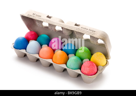 easter eggs colored eggs Stock Photo