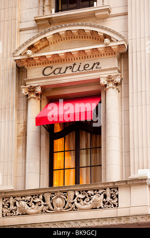 Cartier store building in the upscale Polanco neighborhood Mexico