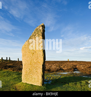 Ring of Brodgar standing stones, Orkney, Scotland Stock Photo