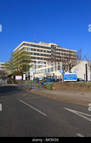 Barnsley District General Hospital, main entrance, Barnsley, South ...
