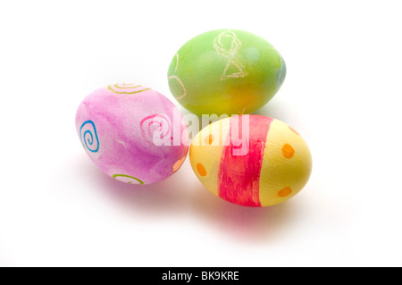 Easter eggs colored eggs Stock Photo