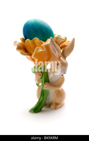rabbit bunny and egg Stock Photo