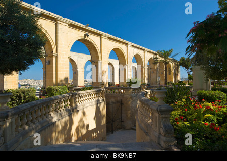 Upper Barracca Gardens in Valletta, Malta, Europe Stock Photo