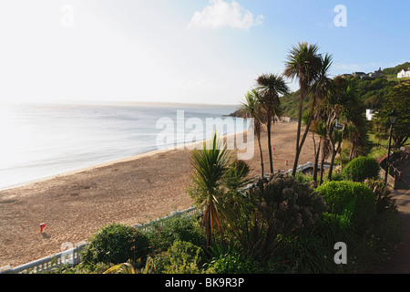 View over Porthminster Beach, St. Ives, Cornwall, England, United Kingdom Stock Photo