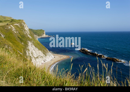 Man of War Bay, Dorset, England, United Kingdom Stock Photo