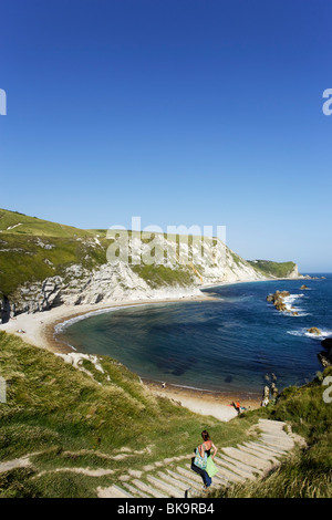 Man of War Bay, Dorset, England, United Kingdom Stock Photo