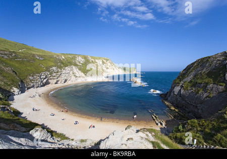 Man of War Bay, Dorset, England, United Kingdom Stock Photo