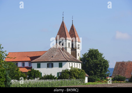 St. Peter and Paul Church, Reichenau-Niederzell, Baden-Wurttemberg, Germany Stock Photo