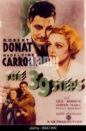 THE 39 STEPS (1935) THE THIRTY NINE STEPS (ALT) POSTER 39ST 001CP Stock Photo