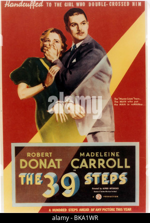 THE 39 STEPS (1935) THE THIRTY NINE STEPS (ALT) POSTER 39ST 002CP Stock Photo